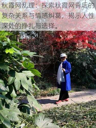 秋霞网乱理:探索秋霞网背后的复杂关系与情感纠葛,揭示人性深处的挣扎与选择。