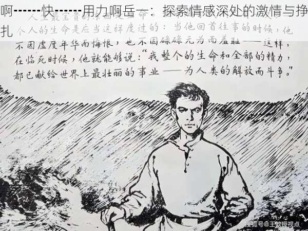 啊┅┅快┅┅用力啊岳一:探索情感深处的激情与挣扎