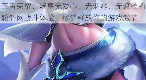 王者荣耀:畅享无爱心、无烟雾、无遮挡的轮滑网战斗体验,尽情释放你的游戏激情