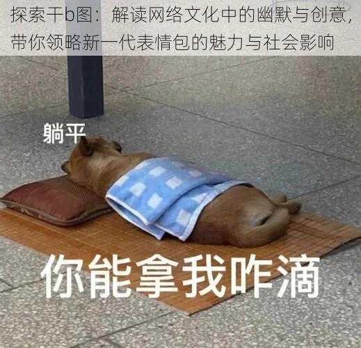 探索干b图:解读网络文化中的幽默与创意,带你领略新一代表情包的魅力与社会影响