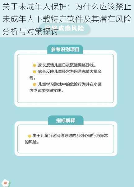 关于未成年人保护:为什么应该禁止未成年人下载特定软件及其潜在风险分析与对策探讨