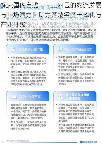 探索国内自线一二三四区的物流发展与市场潜力,助力区域经济一体化与产业升级