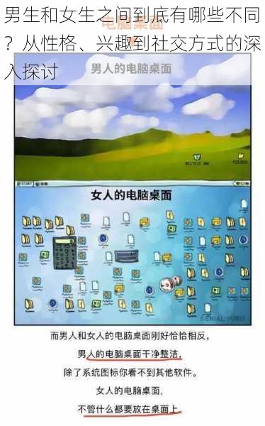男生和女生之间到底有哪些不同?从性格、兴趣到社交方式的深入探讨
