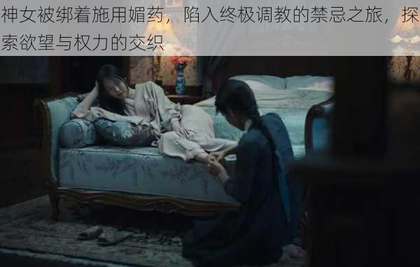 神女被绑着施用媚药,陷入终极调教的禁忌之旅,探索欲望与权力的交织