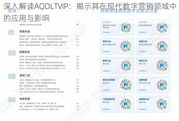 深入解读AQDLTVIP:揭示其在现代数字营销领域中的应用与影响