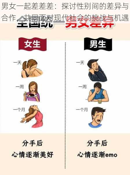 男女一起差差差：探讨性别间的差异与合作，共同面对现代社会的挑战与机遇