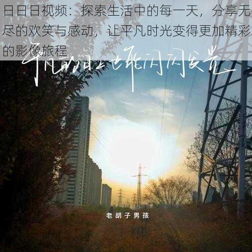 日日日视频:探索生活中的每一天,分享无尽的欢笑与感动,让平凡时光变得更加精彩的影像旅程