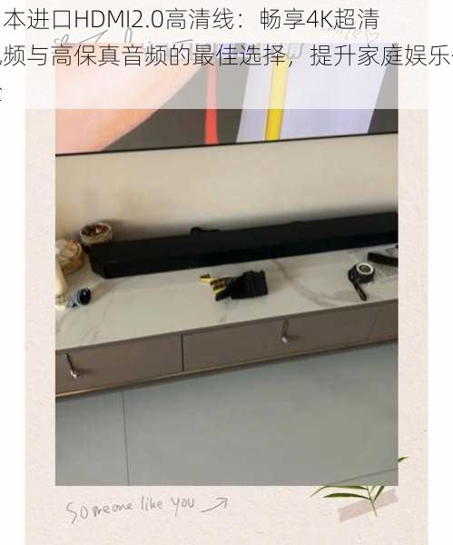 日本进口HDMI2.0高清线:畅享4K超清视频与高保真音频的最佳选择,提升家庭娱乐体验
