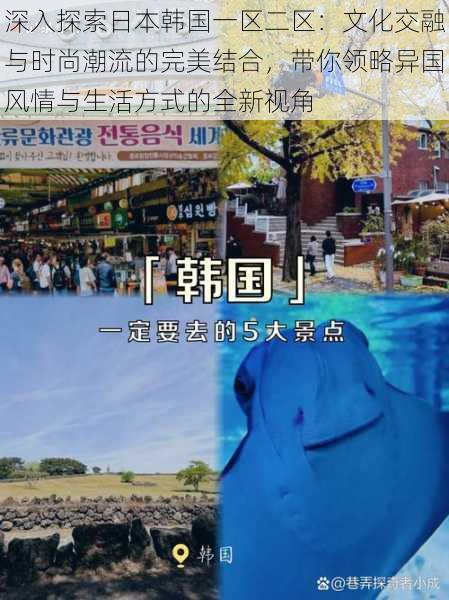 深入探索日本韩国一区二区:文化交融与时尚潮流的完美结合,带你领略异国风情与生活方式的全新视角