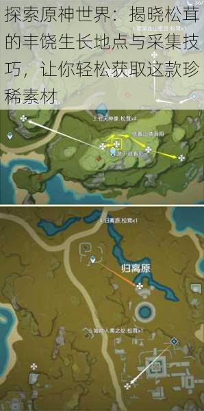 探索原神世界：揭晓松茸的丰饶生长地点与采集技巧，让你轻松获取这款珍稀素材