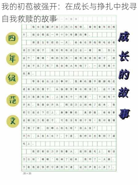 我的初苞被强开：在成长与挣扎中找寻自我救赎的故事