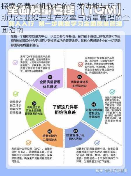 探索免费桶机软件的各类功能与应用,助力企业提升生产效率与质量管理的全面指南