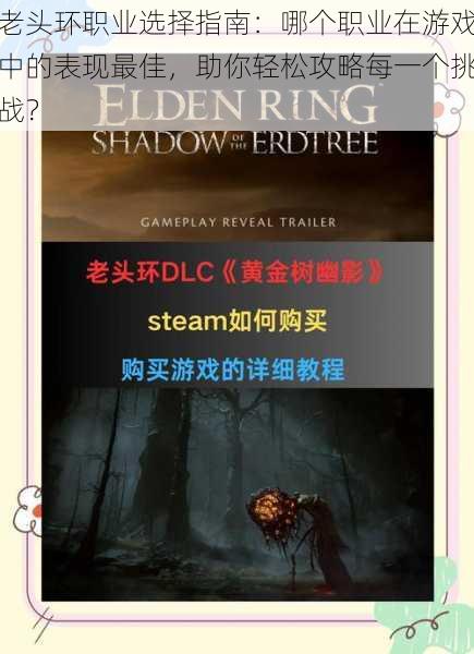 老头环职业选择指南:哪个职业在游戏中的表现最佳,助你轻松攻略每一个挑战?