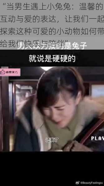 “当男生遇上小兔兔:温馨的互动与爱的表达,让我们一起探索这种可爱的小动物如何带给我们快乐与陪伴”