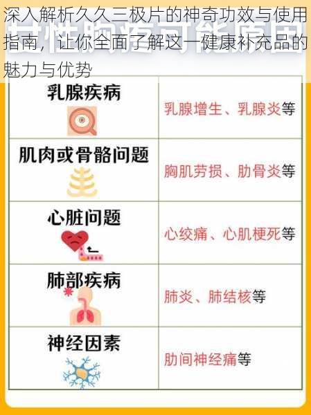深入解析久久三极片的神奇功效与使用指南,让你全面了解这一健康补充品的魅力与优势