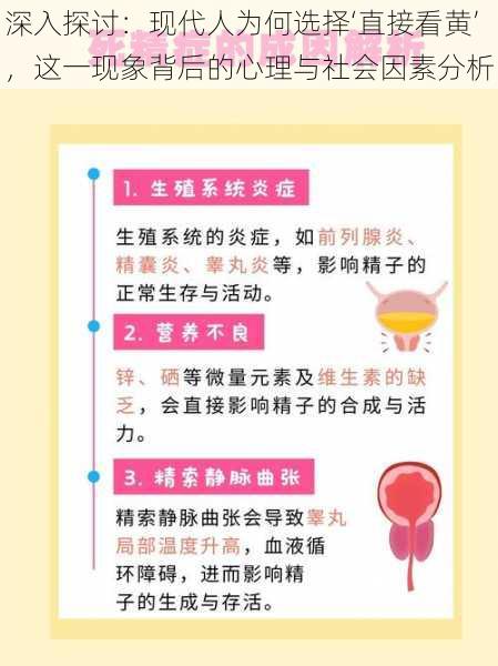 深入探讨:现代人为何选择‘直接看黄’,这一现象背后的心理与社会因素分析