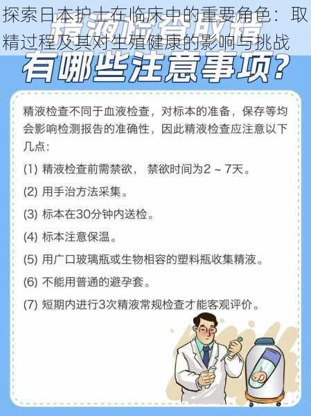 探索日本护士在临床中的重要角色:取精过程及其对生殖健康的影响与挑战