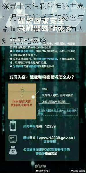 探寻十大污软的神秘世界:揭示它们背后的秘密与影响力,带你领略不为人知的黑暗网络