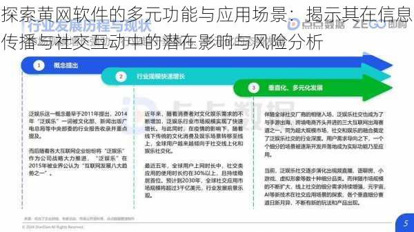 探索黄网软件的多元功能与应用场景：揭示其在信息传播与社交互动中的潜在影响与风险分析