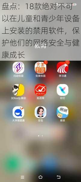 盘点:18款绝对不可以在儿童和青少年设备上安装的禁用软件,保护他们的网络安全与健康成长