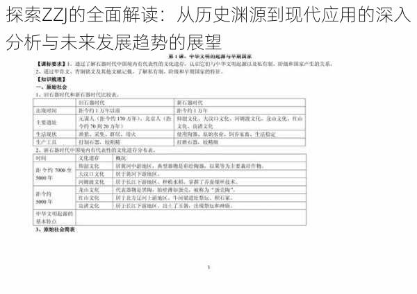 探索ZZJ的全面解读：从历史渊源到现代应用的深入分析与未来发展趋势的展望
