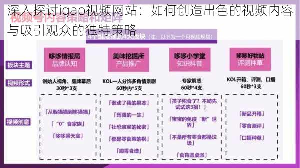 深入探讨igao视频网站:如何创造出色的视频内容与吸引观众的独特策略