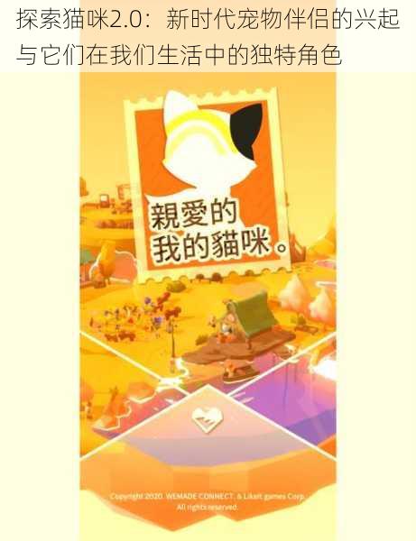 探索猫咪2.0:新时代宠物伴侣的兴起与它们在我们生活中的独特角色