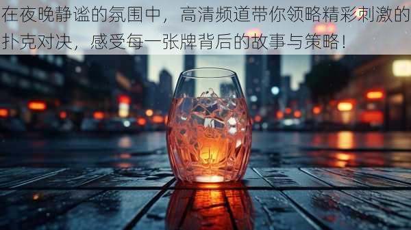 在夜晚静谧的氛围中,高清频道带你领略精彩刺激的扑克对决,感受每一张牌背后的故事与策略!