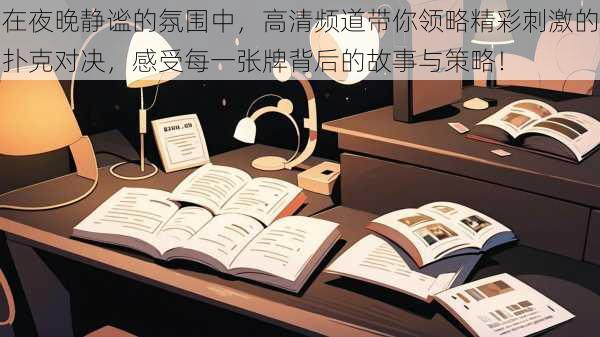 在夜晚静谧的氛围中,高清频道带你领略精彩刺激的扑克对决,感受每一张牌背后的故事与策略!