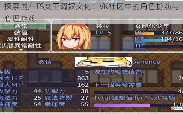 探索国产TS女王调奴文化:VK社区中的角色扮演与心理游戏