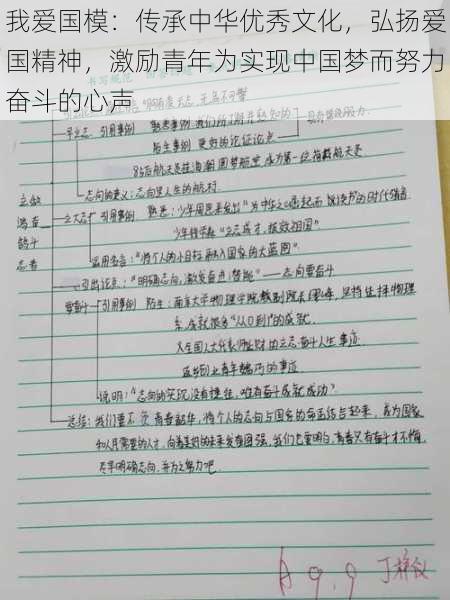 我爱国模:传承中华优秀文化,弘扬爱国精神,激励青年为实现中国梦而努力奋斗的心声