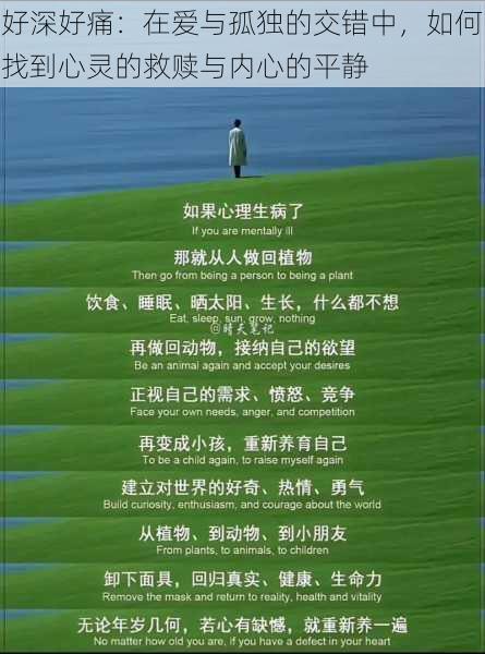 好深好痛：在爱与孤独的交错中，如何找到心灵的救赎与内心的平静