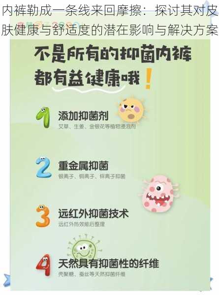 内裤勒成一条线来回摩擦:探讨其对皮肤健康与舒适度的潜在影响与解决方案
