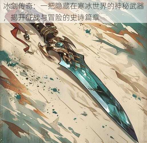 冰剑传奇:一把隐藏在寒冰世界的神秘武器,揭开征战与冒险的史诗篇章