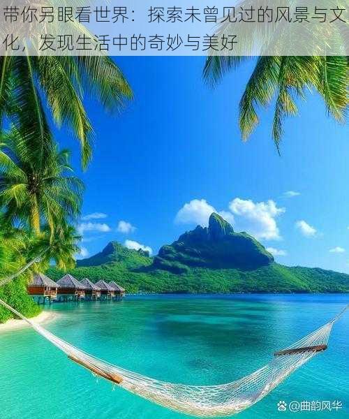 带你另眼看世界：探索未曾见过的风景与文化，发现生活中的奇妙与美好
