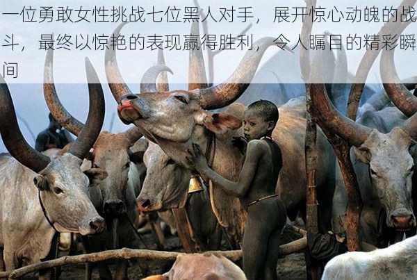 一位勇敢女性挑战七位黑人对手,展开惊心动魄的战斗,最终以惊艳的表现赢得胜利,令人瞩目的精彩瞬间