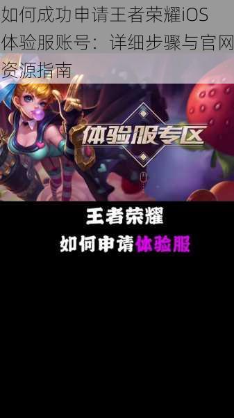 如何成功申请王者荣耀iOS体验服账号：详细步骤与官网资源指南