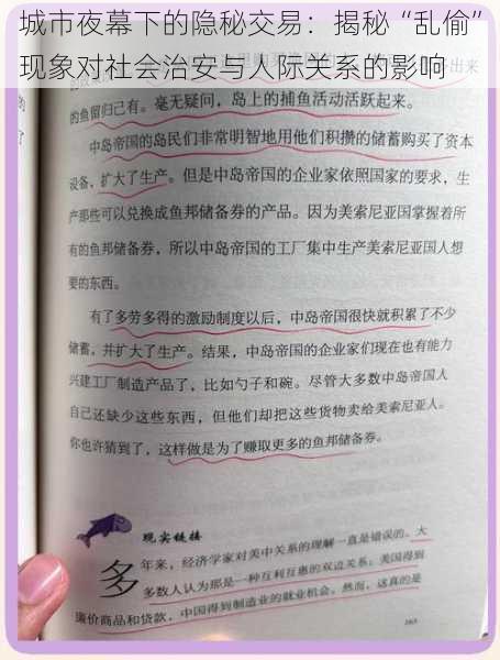 城市夜幕下的隐秘交易：揭秘“乱偷”现象对社会治安与人际关系的影响