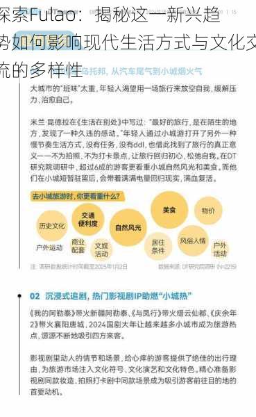 探索Fulao:揭秘这一新兴趋势如何影响现代生活方式与文化交流的多样性